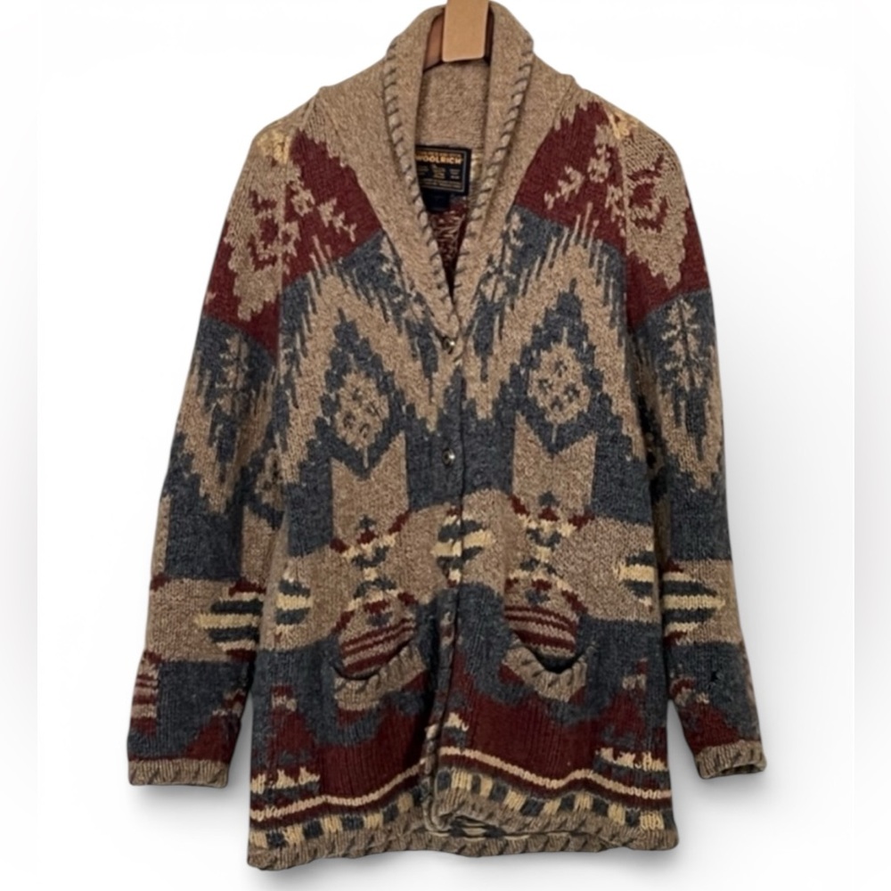 Vintage Woolrich Shawl Collar Cardigan